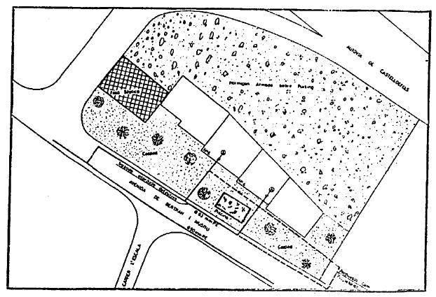 Plano de Bermar Park en una publicacin de 'Catalana de Gas' del ao 1988